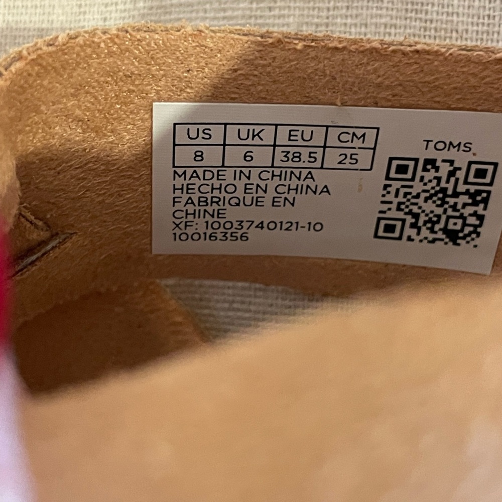 Toms Suede Platform Wedge Sandals - Picture 3 of 16